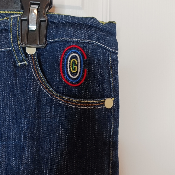 Coogi Embroidered Dark Wash Jeans Sz 13/14 NWOT - Picture 14 of 16